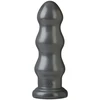 Doc Johnson B-10 Tango Large Plug PVC 25cm Triple Ripple Juodas
