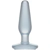Doc Johnson Crystal Jellies Medium Silicone Plug, Clear, 12.7 cm