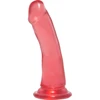 Doc Johnson Crystal Jellies Slim Model 15 cm - Transparent Intimate Tool