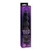 Doc Johnson Juodas Magic Ribbed Vibrator 18cm Velvet Touch Juodas