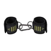 Doc Johnson Kink Tactical Ankle Cuffs Juodas/Žalias Neoprene Adjustable