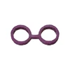 Doc Johnson Silicone Restraint Cuffs Flexible One-Piece Design Juodas