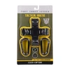 Doc Johnson Tactical Hogtie System Juodas - Silicone &amp; Steel Restraint Set