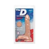Doc Johnson The D Super D 8" Dual Density ULTRASKYN, Suction Base, rusvai gelsvas