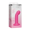Doc Johnson The Tru Curve Platinum Silicone Intimate Model 6'' Curved Rožinė