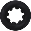 Doc Johnson The Twist Silicone Support Ring Juodas Flexible Design