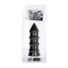 Domestic Partner Bunker Buster Juodas Large Anal Plug Soft Rubber