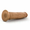 Blush Dr. Skin 9.5'' Mocha - Anatomical Model with Suction Base PVC