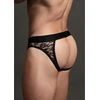 Allure Dreamgirl Lace Open Back Brief S/M - Sheer Mid-Rise Intimate Panty