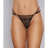 Allure Dreamgirl Mesh and Lace Thong Juodas Adjustable One Size