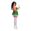 Dreamgirl School-Inspired Žalias Plaid Costume Plus Size Adjustable Fit