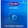 Durex Condoms Durex Natural Classic Easy-On Latex Condoms 3-Pack 56mm