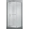 Dušo kabina PRESTIGE 100x100 chrom/skaidri be pado