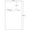 Dušo kabinos galinis stiklas 925x1560 mm baltas K889