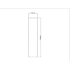 Dušo kabinos šoninis stiklas tiesus 350x1540 mm pilkas