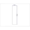 Dušo kabinos šoninis stiklas tiesus 390x1700 mm pilkas
