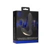 E-Stim Vibrating Plug &amp; Adjustable Ring Set with Remote Control Juodas