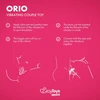 EasyConnect Orio Intimate Duo Device App-Controlled, Violet, Compact Size