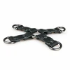 EasyToys Adjustable Leather Hogtie Restraint - Juodas Bondage Connector