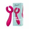 EasyToys Couples Intimate Dual-Ended Vibrator, Atsparus vandeniui, USB Rechargeable