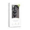 Easytoys Heart Handle Juodas Silicone Training Beads 19 cm