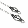 EasyToys Japanese Style Metal Clamps with Chain - Adjustable Pressure