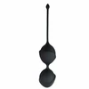 EasyToys Juodas Kegel Double Training Balls - Anatomical Silicone System