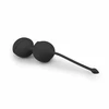 EasyToys Juodas Kegel Double Training Balls - Anatomical Silicone System