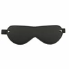 EasyToys Leather Eye Mask with Adjustable Elastic Band - Juodas