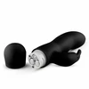 EasyToys Mad Rabbit Silicone Intimate Massager Juodas, Multi-Speed