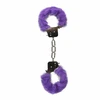 EasyToys Plush Wrist Restraints Violetinė - Soft Adjustable Cuffs