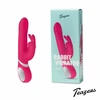 EasyToys Rotating &amp; Vibrating Rabbit Vibe Multi-Function USB Violetinė