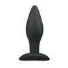 EasyToys Silicone Anal Plug Medium Juodas - Flexible Ergonomic Model