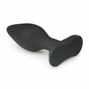 EasyToys Silicone Anal Plug Medium Juodas - Flexible Ergonomic Model