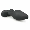 EasyToys Silicone Anal Plug Medium Juodas - Flexible Ergonomic Model