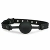 EasyToys Silicone Ball Gag Adjustable Strap Juodas Comfortable Design