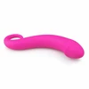 EasyToys Silicone Curved Prostate Massager Juodas 16 cm - Ergonomic Shape