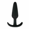 EasyToys Silicone Intimate Plug L Juodas - Ergonomic Flexible Design
