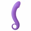 EasyToys Silicone Prostate Massager Violetinė Curved Anatomical Model