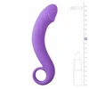 EasyToys Silicone Prostate Massager Violetinė Curved Anatomical Model