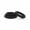 EasyToys Silicone Support Rings Set 3pcs Juodas - Flexible Sizes