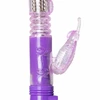 Easytoys Vibe Violetinė Butterfly Multi-Speed Silicone Vibrator Atsparus vandeniui