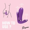 EasyToys Violetinė Pleaser Intimate Vibe with Remote Control, Rechargeable