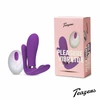 EasyToys Violetinė Pleaser Intimate Vibe with Remote Control, Rechargeable