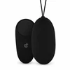 Easytoys XL Remote-Controlled Vibrating Silicone Egg Juodas
