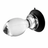 Gender X Evolved Crystal Ball Plug - Clear Silicone Base, Smooth Plastic Shape