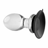 Gender X Evolved Crystal Ball Plug - Clear Silicone Base, Smooth Plastic Shape
