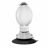 Gender X Evolved Crystal Ball Plug - Clear Silicone Base, Smooth Plastic Shape