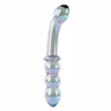 Evolved Shiny Wand Galaxy Glass Massager Iridescent Mėlyna-Violetinė 19cm