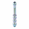 Evolved Shiny Wand Galaxy Glass Massager Iridescent Mėlyna-Violetinė 19cm